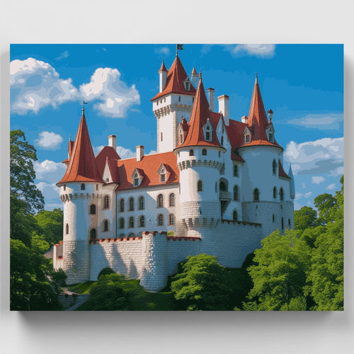 Fairytale Castle - Paint by Numbers Kit