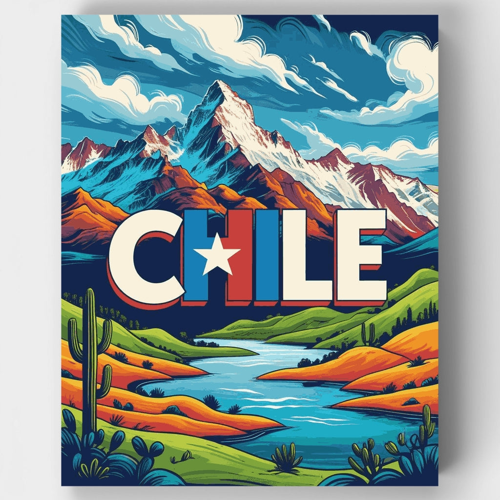 Chile - Paint by Numbers Kit