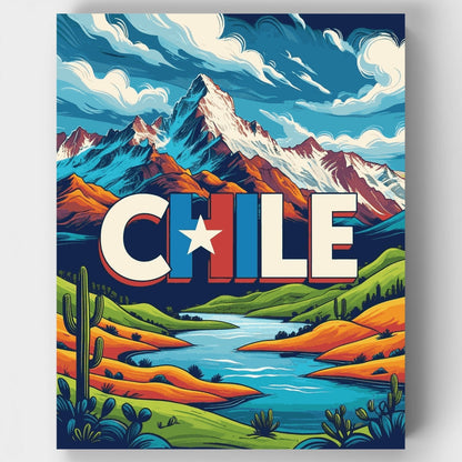 Chile - Paint by Numbers Kit
