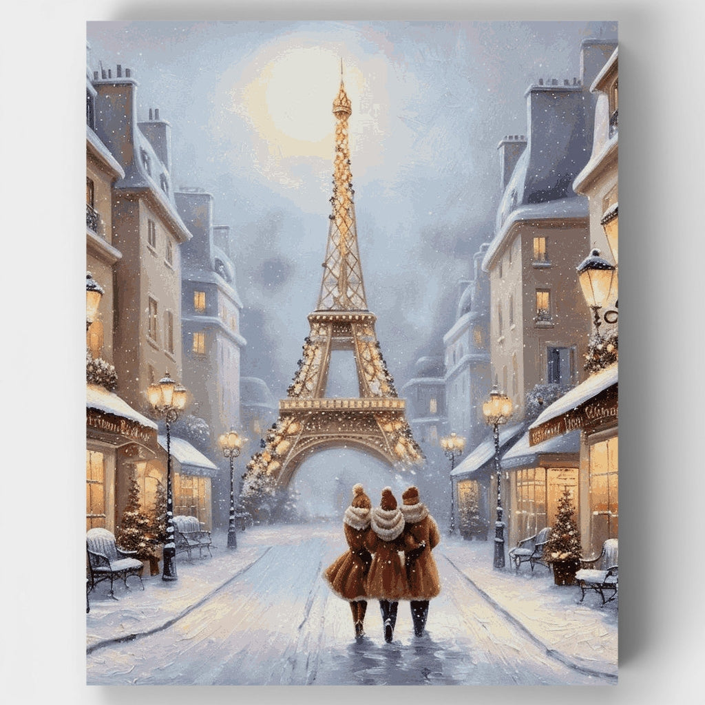 Invierno en París - Kit de pintura por números — Estándar