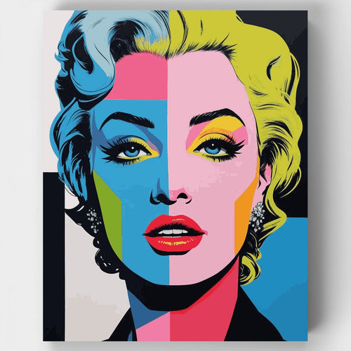 Pop Art Portrait - Paint by Numbers Kit