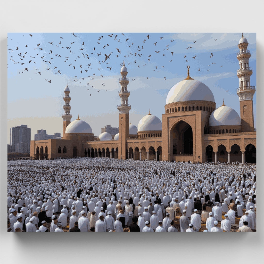 Kit de pintura por números - Oración en la Gran Mezquita — Estándar