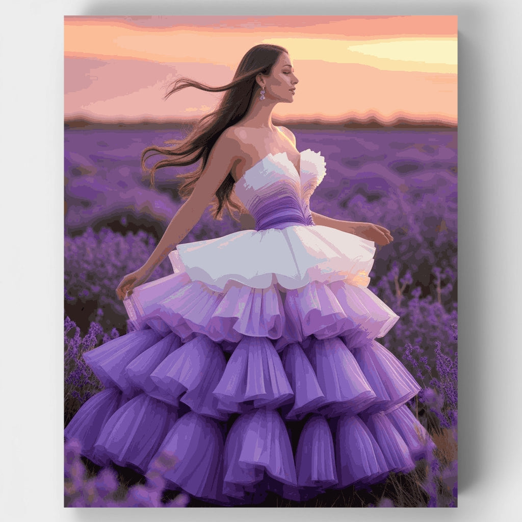 Sueños de lavanda - Kit de pintura por números — Estándar