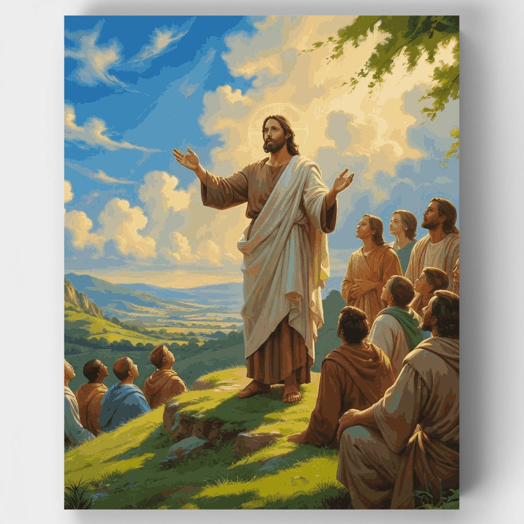 Sermón del Monte - Kit de pintura por números — Estándar