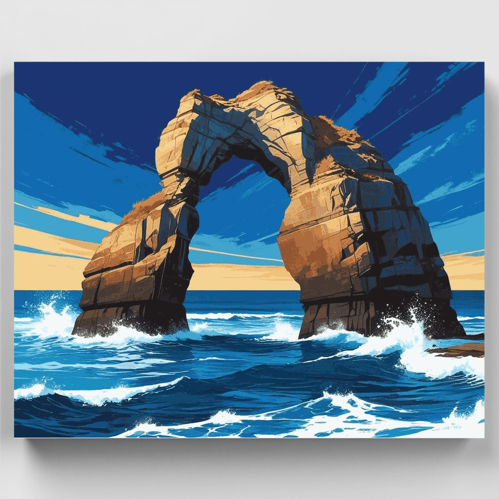 Coastal Rock Arch - Paint by Numbers Kit