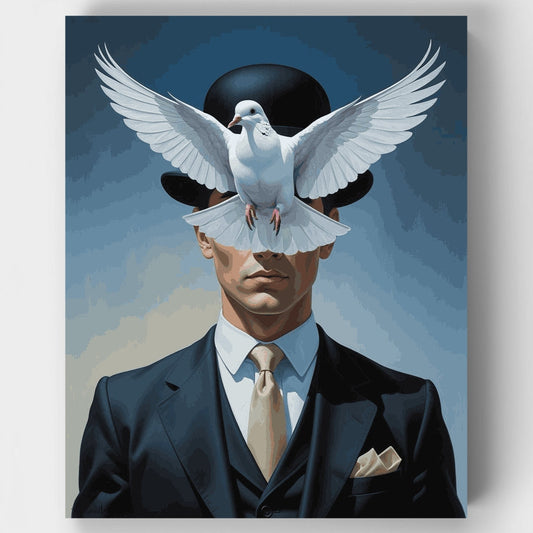 Surreal Dove Portrait - Paint by Numbers Kit