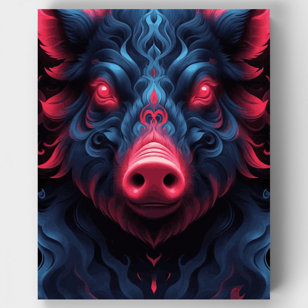 Mystical Pig - Paint by Numbers Kit