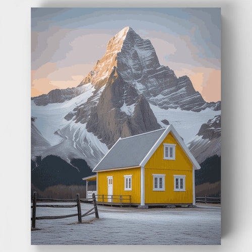 Mountain Cabin Retreat - Paint by Numbers Kit
