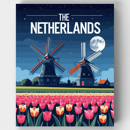 The Netherlands - Paint by Numbers Kit