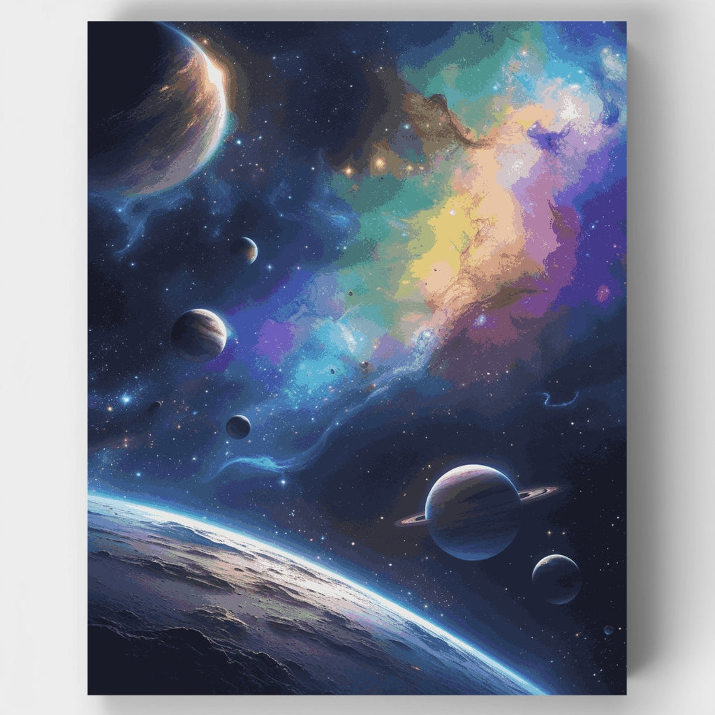 Paisaje onírico celestial - Kit de pintura por números — Estándar