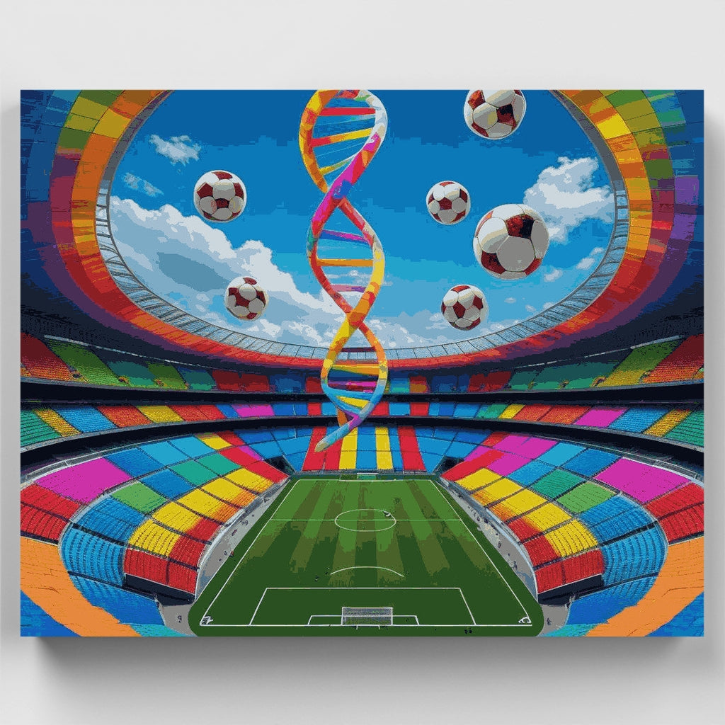 DNA of Soccer - Paint by Numbers Kit
