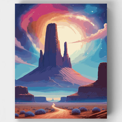 Majestic Desert Monolith - Paint by Numbers Kit