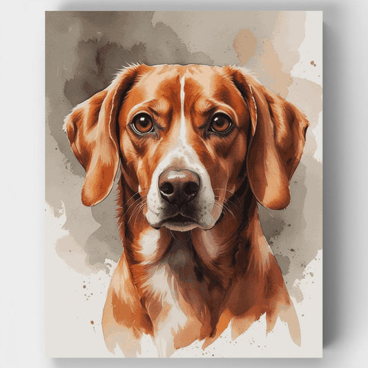 Beagle Portrait - Paint by Numbers Kit