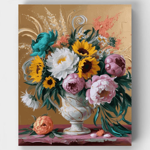 Bouquet of Peonies - Paint by Numbers Kit