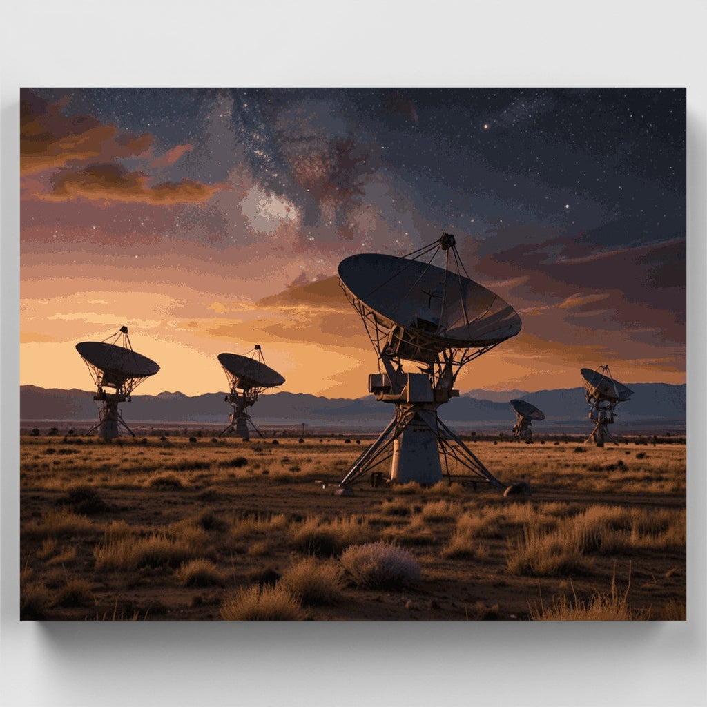 Cosmic Radio Array - Paint by Numbers Kit