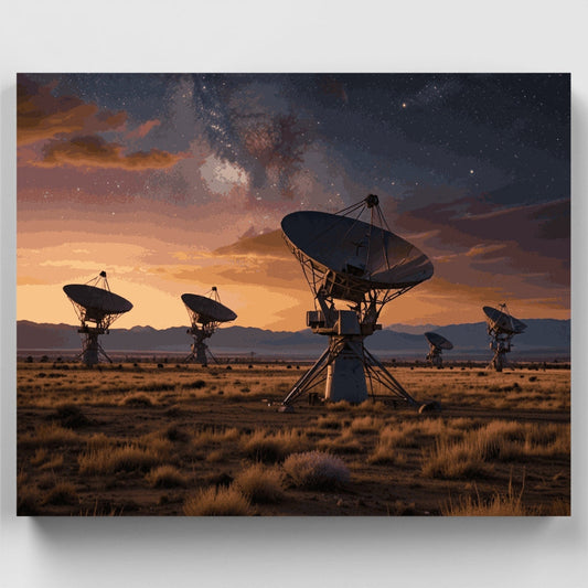 Cosmic Radio Array - Paint by Numbers Kit
