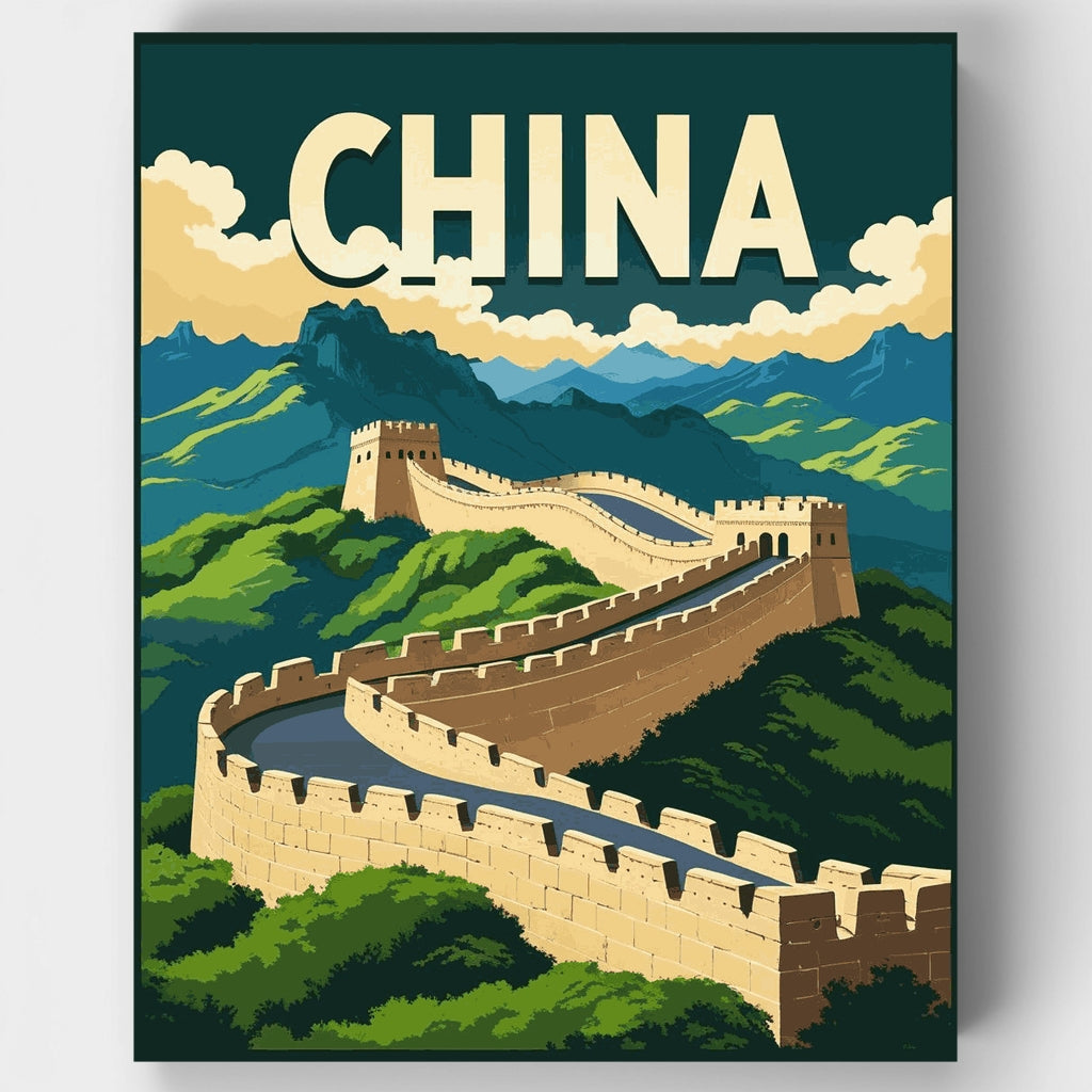 China - Kit de pintura por números — Estándar