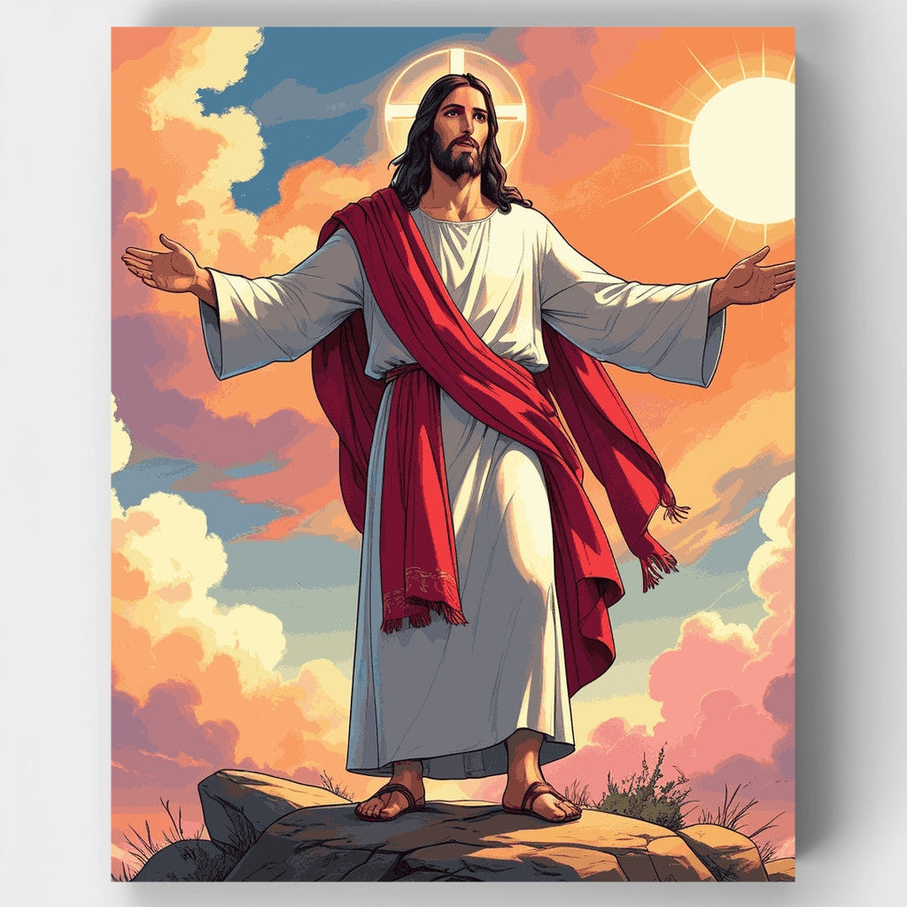 Luz Divina - Kit de pintura por números — Estándar