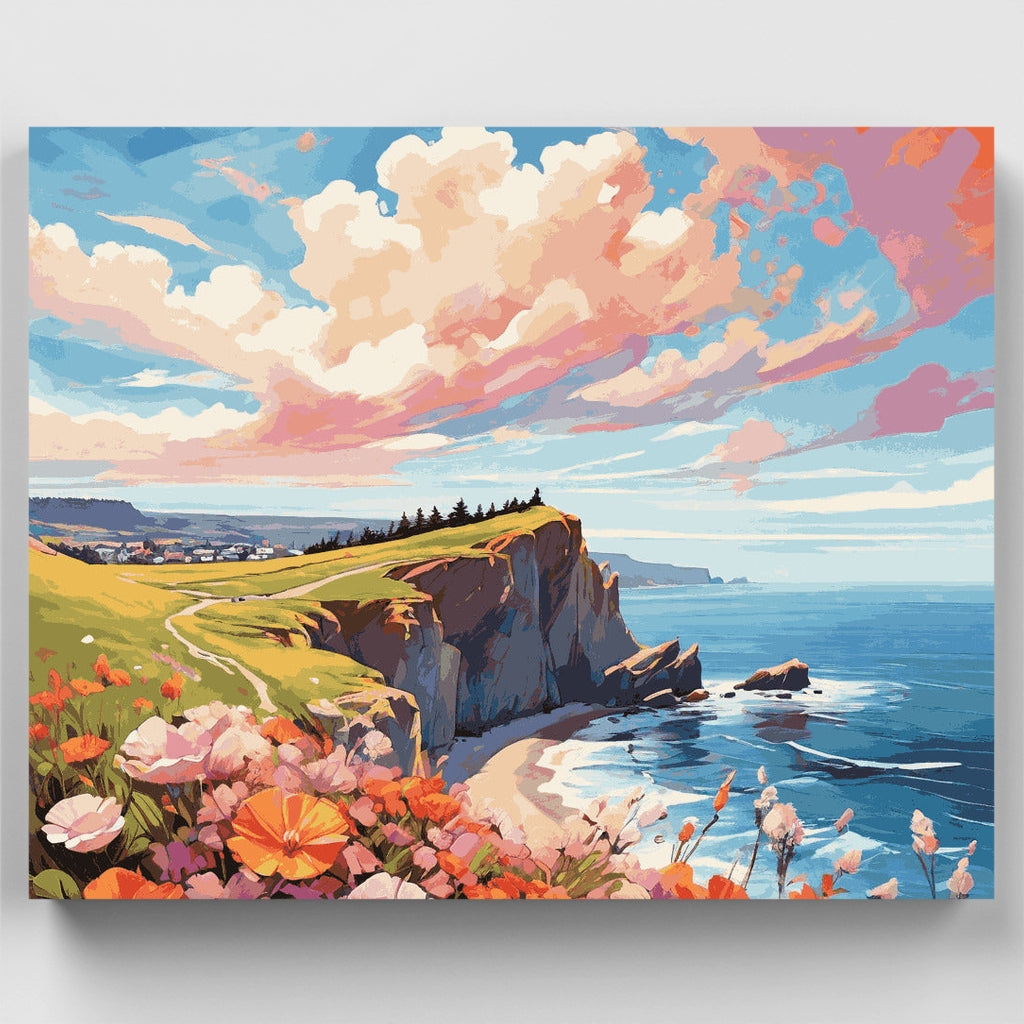 Flor de costa - Kit de pintura por números — Estándar