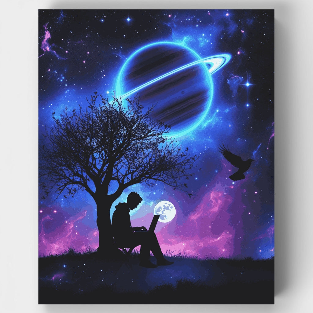 Soñador Cósmico - Kit de pintura por números — Estándar