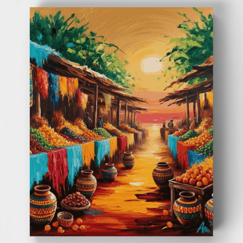 Inspiración Africana - Kit de Pintura por Números — Estándar