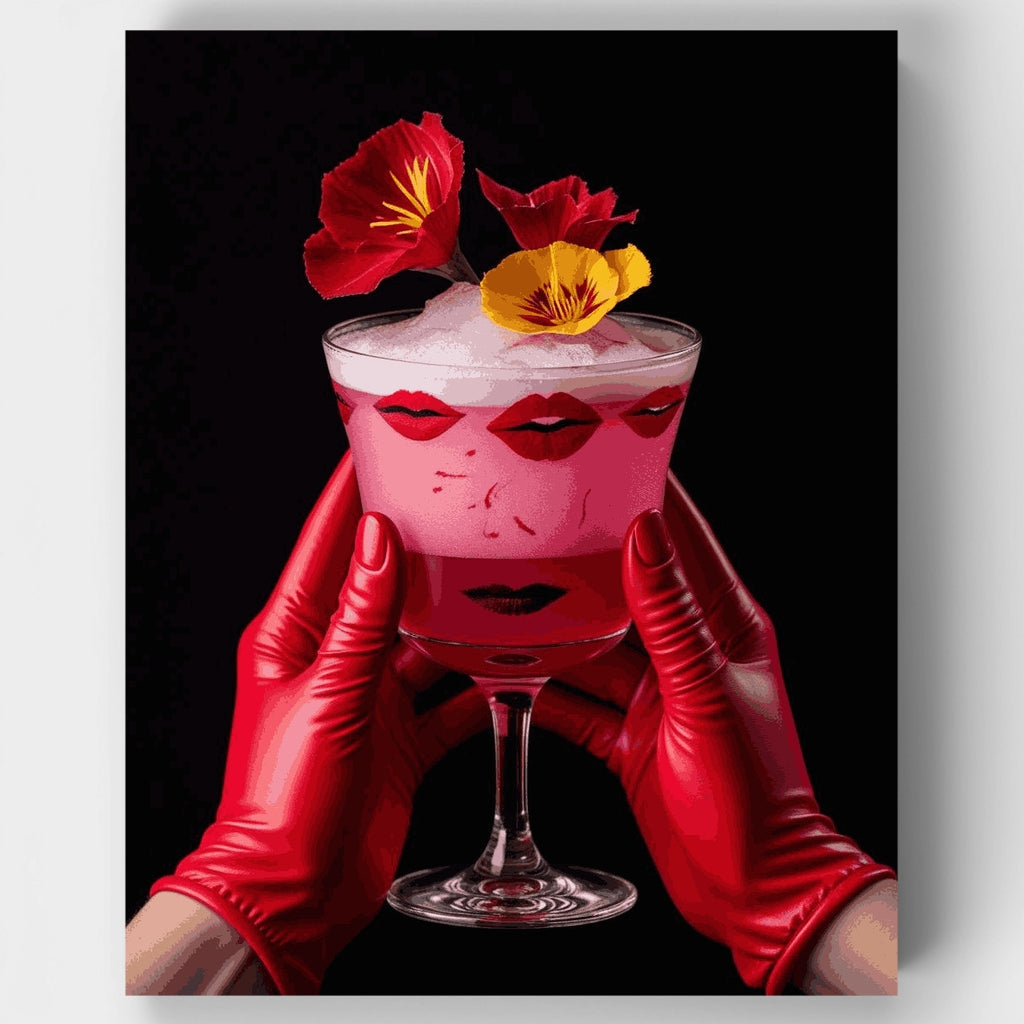 Surreal Cocktail Portrait - Paint by Numbers Kit