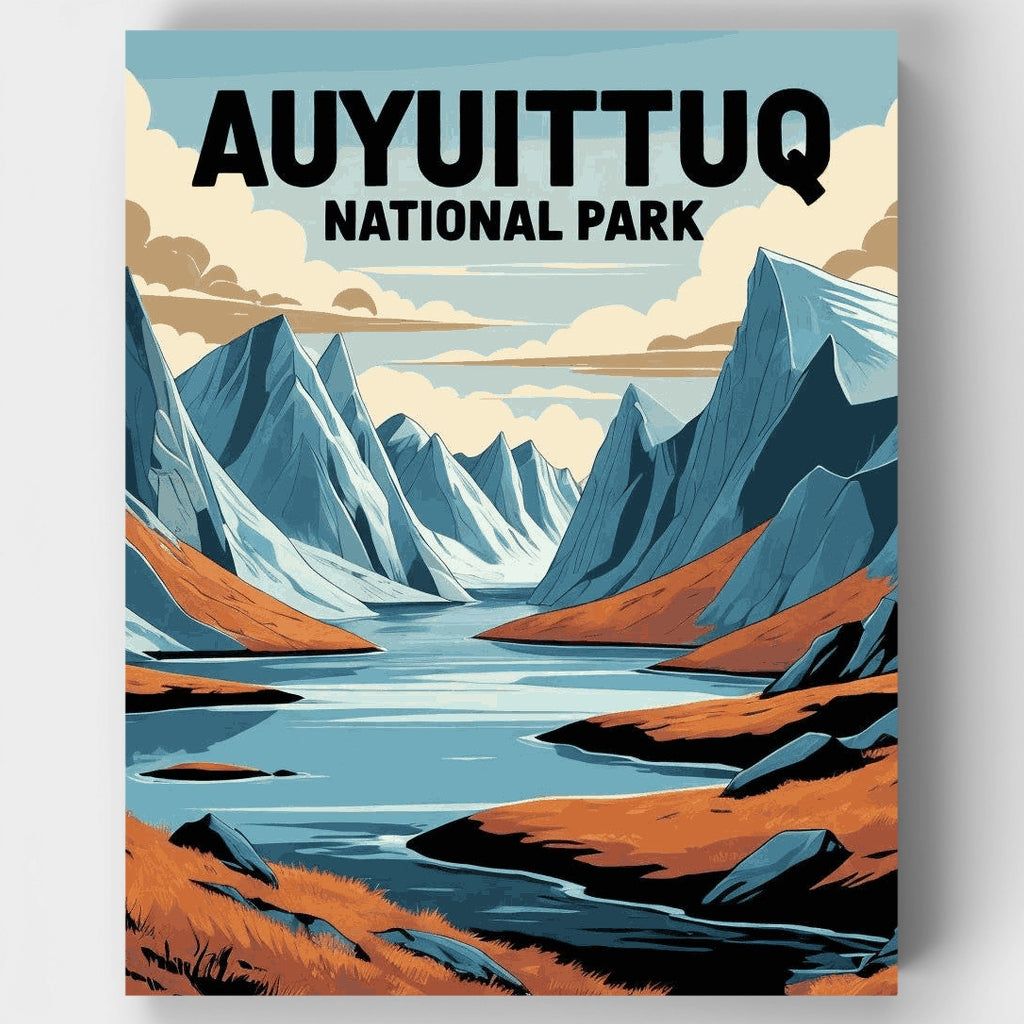 Arctic Mountain National Park - Paint by Numbers Kit
