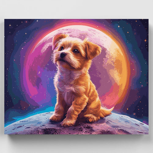 Cosmic Puppy - Paint by Numbers Kit