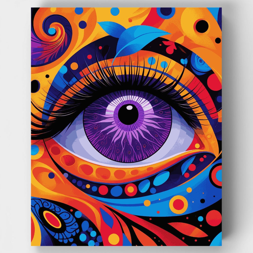 Ojo cósmico - Kit de pintura por números — Estándar