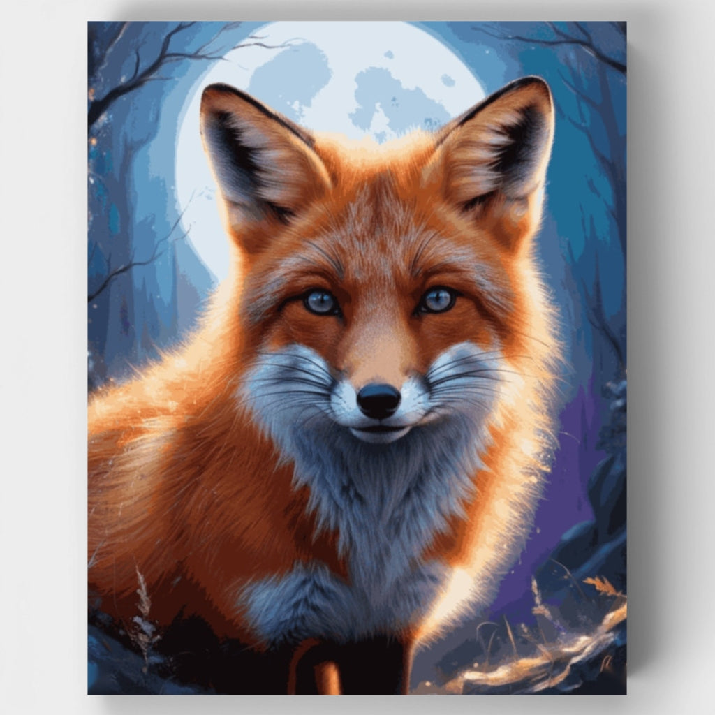 Zorro vibrante - Kit de pintura por números — Estándar