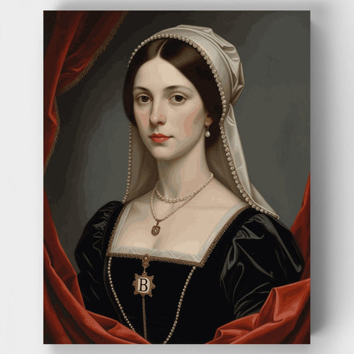 Tudor Queen Portrait - Paint by Numbers Kit