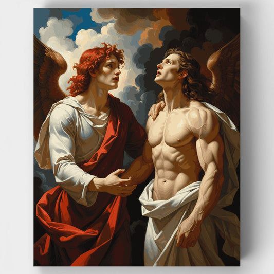 Angelic Encounter - Paint by Numbers Kit