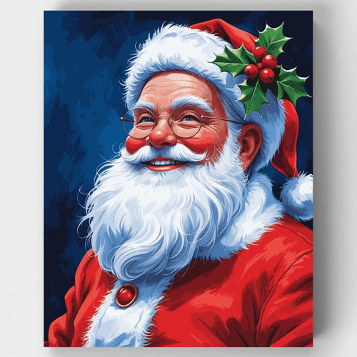 Jolly Santa Claus - Paint by Numbers Kit