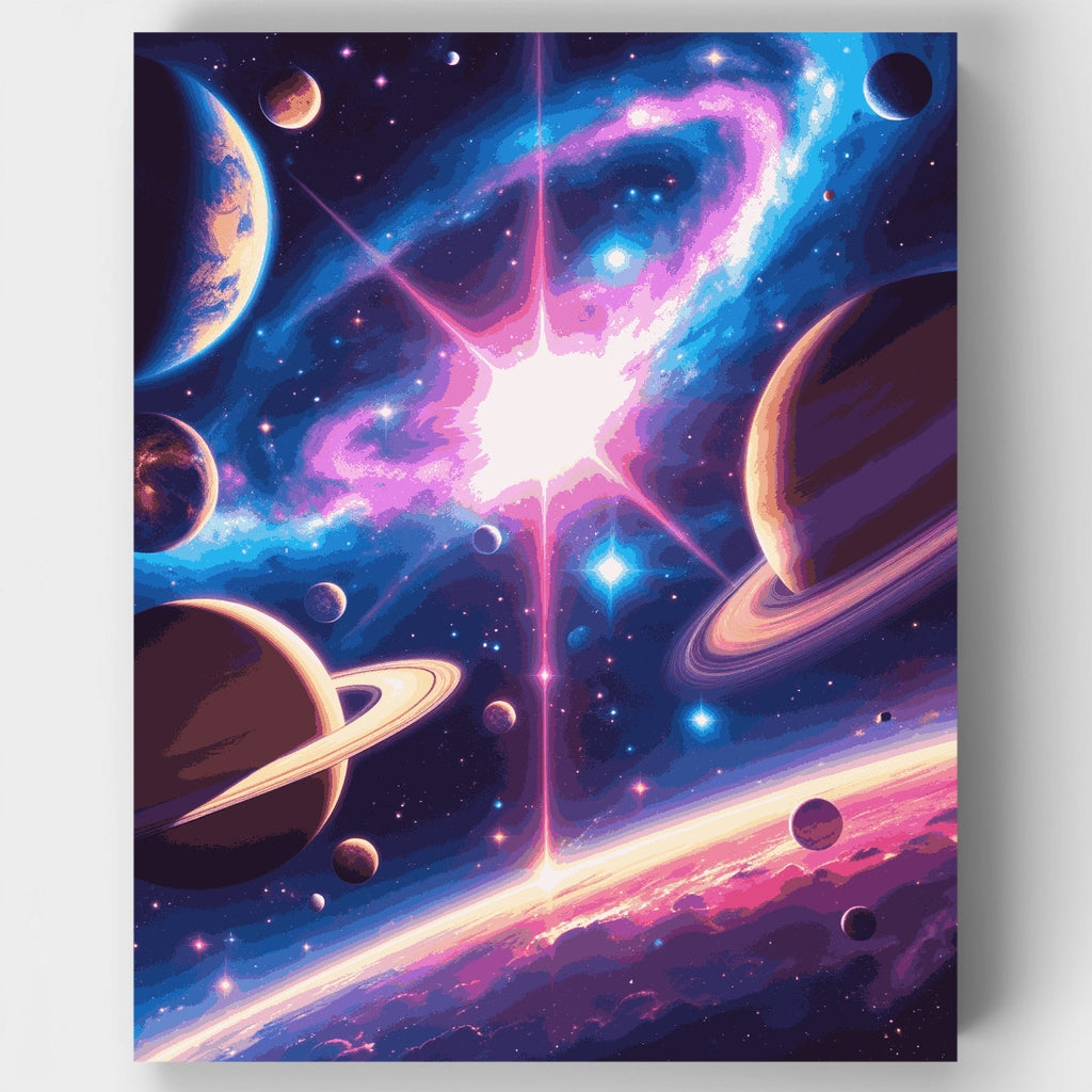 Supernova Cósmica - Kit de pintura por números — Estándar