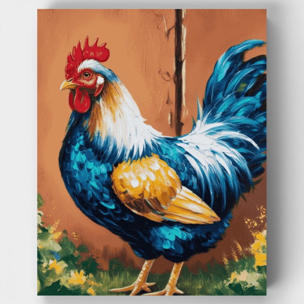 Pollo orgulloso - Kit de pintura por números — Estándar