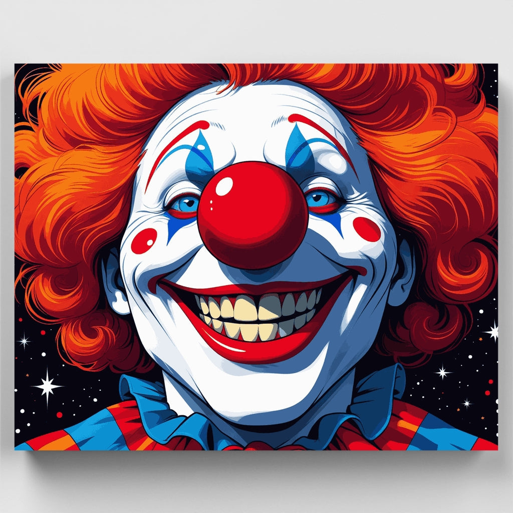 Creepy Clown - Paint by Numbers Kit