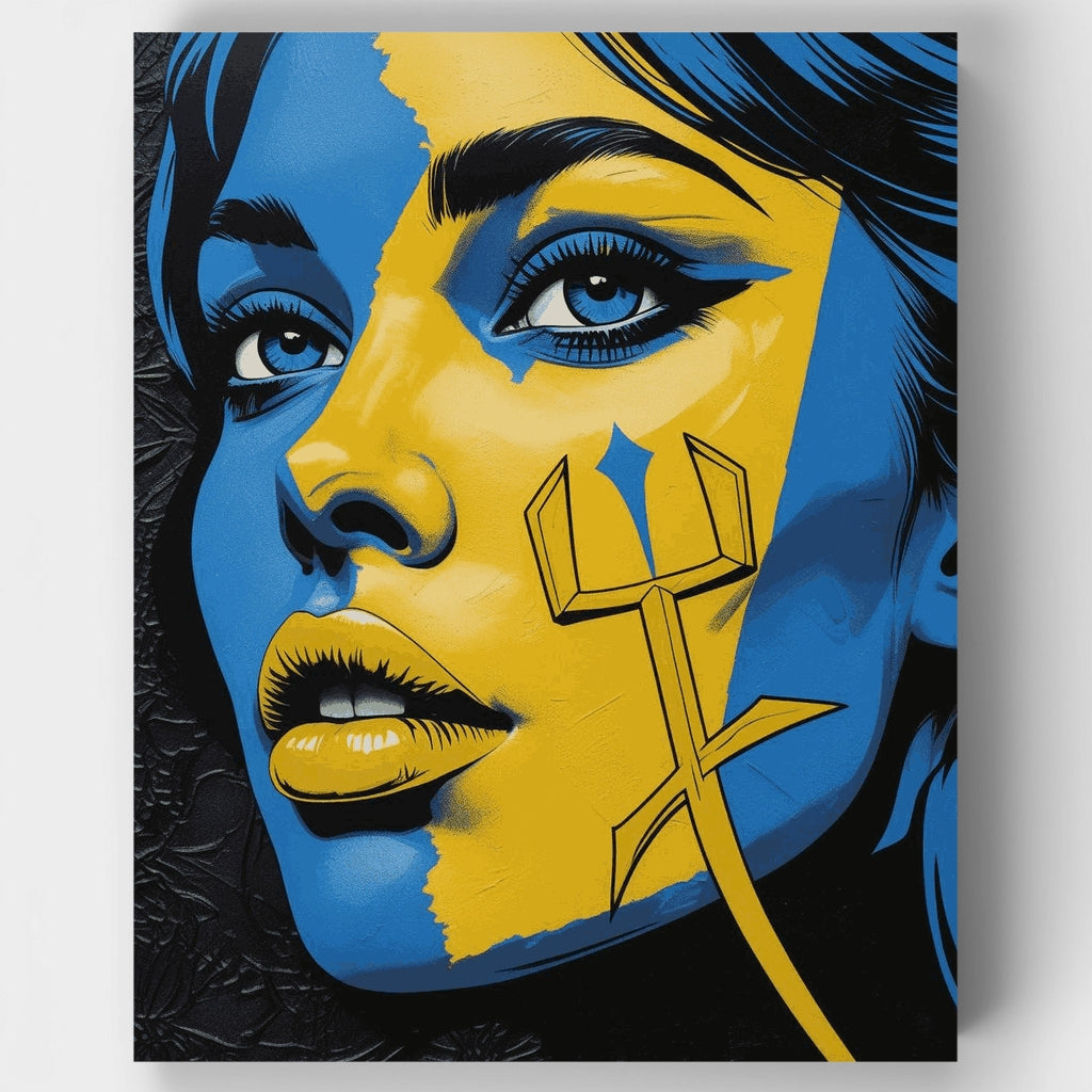 Belleza ucraniana - Kit de pintura por números — Estándar