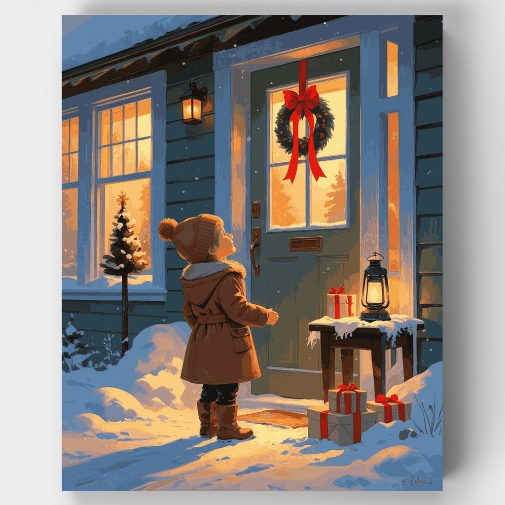 Christmas Eve Anticipation - Paint by Numbers Kit