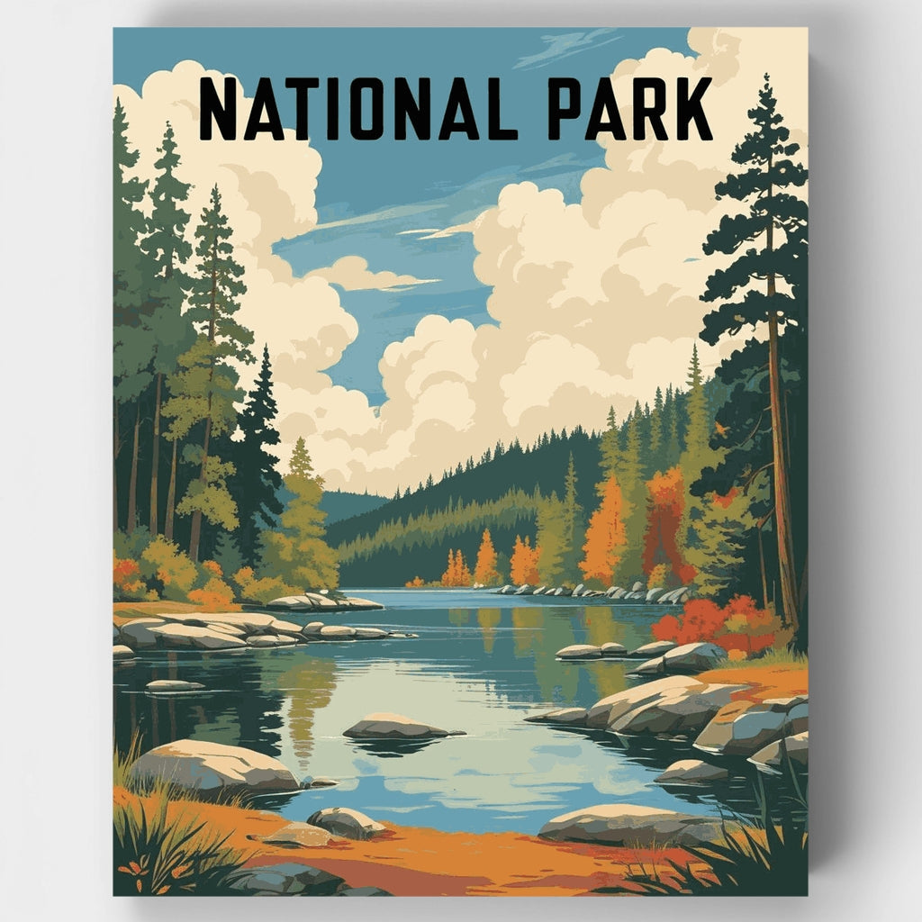 Parque Nacional - Kit de pintura por números — Estándar