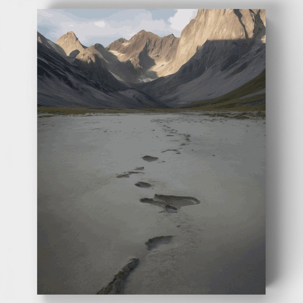 Majestic Mountain Valley - Paint by Numbers Kit