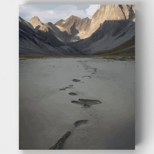 Majestic Mountain Valley - Paint by Numbers Kit