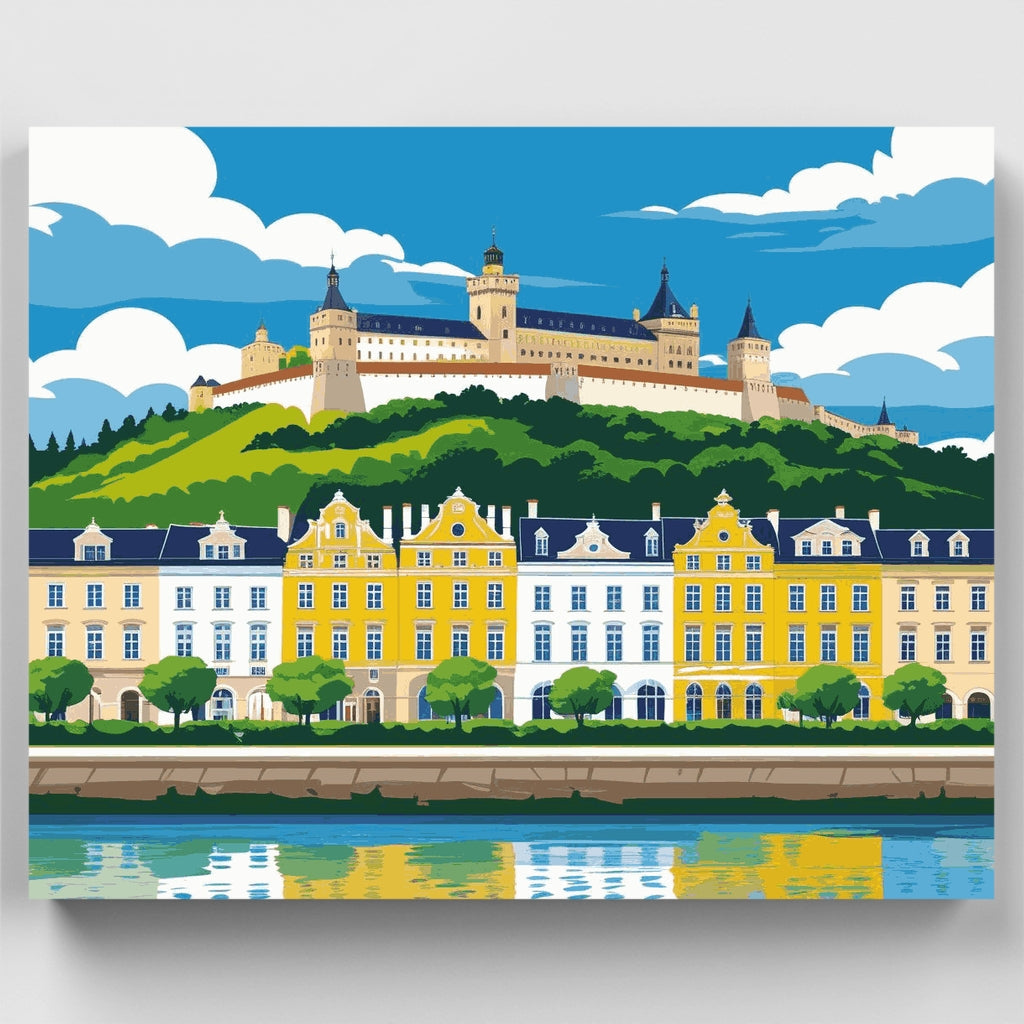 Fortaleza de Wurzburgo - Kit de pintura por números — Estándar