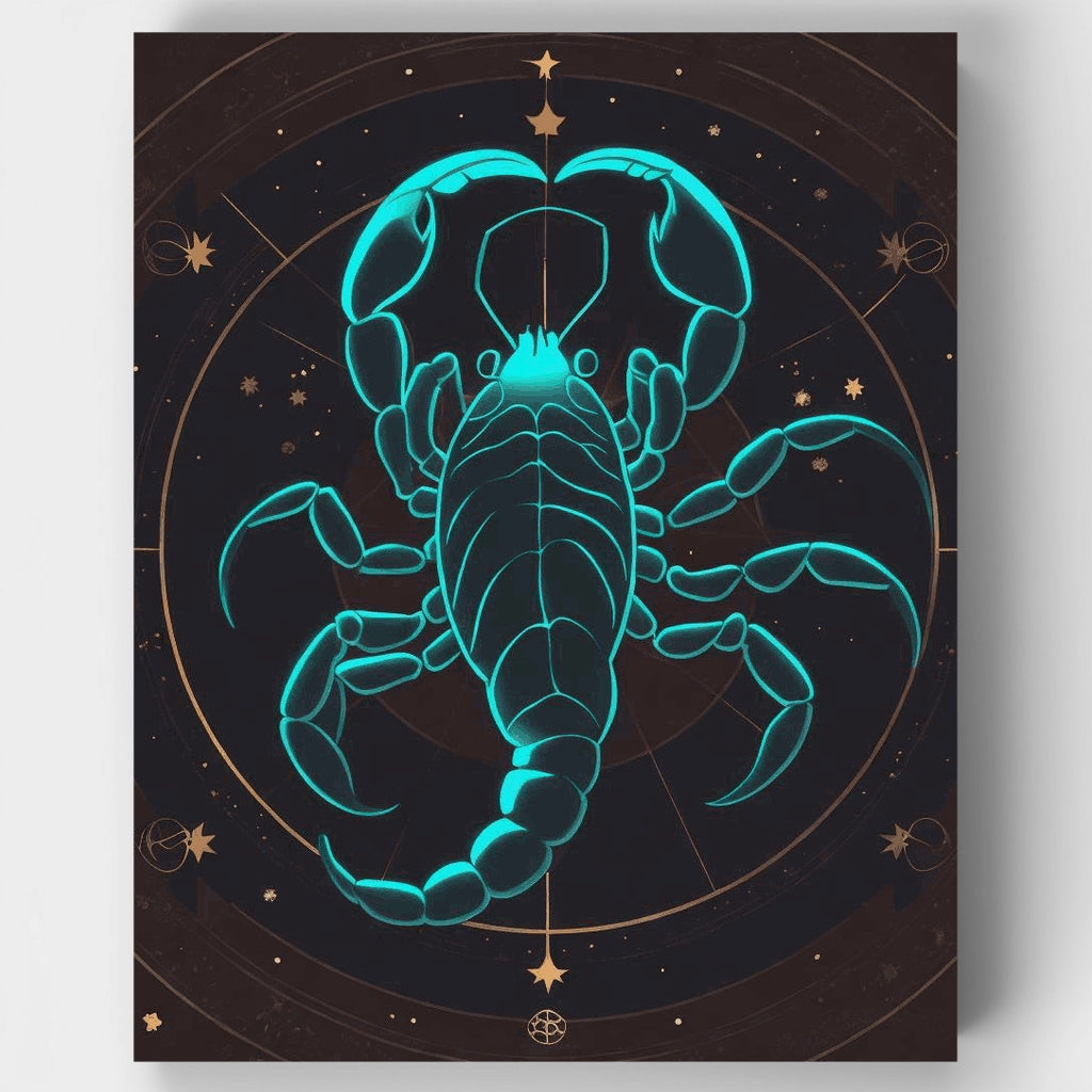 Celestial Scorpio Constellation - Paint by Numbers Kit
