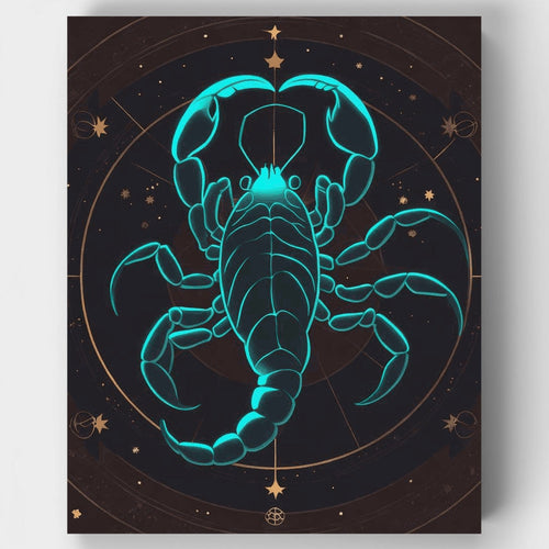 Celestial Scorpio Constellation - Paint by Numbers Kit