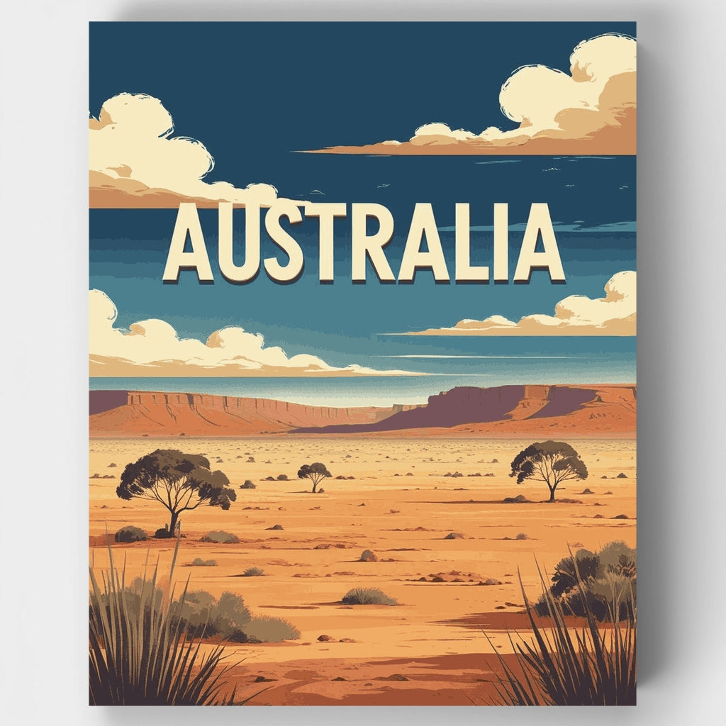 Australia - Kit de pintura por números — Estándar