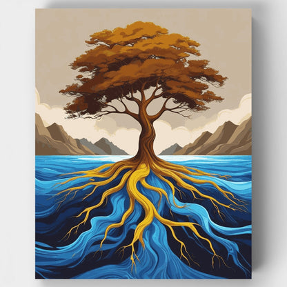 Mystic Tree of Life - Paint by Numbers Kit