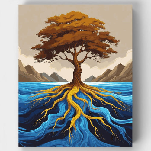 Mystic Tree of Life - Paint by Numbers Kit