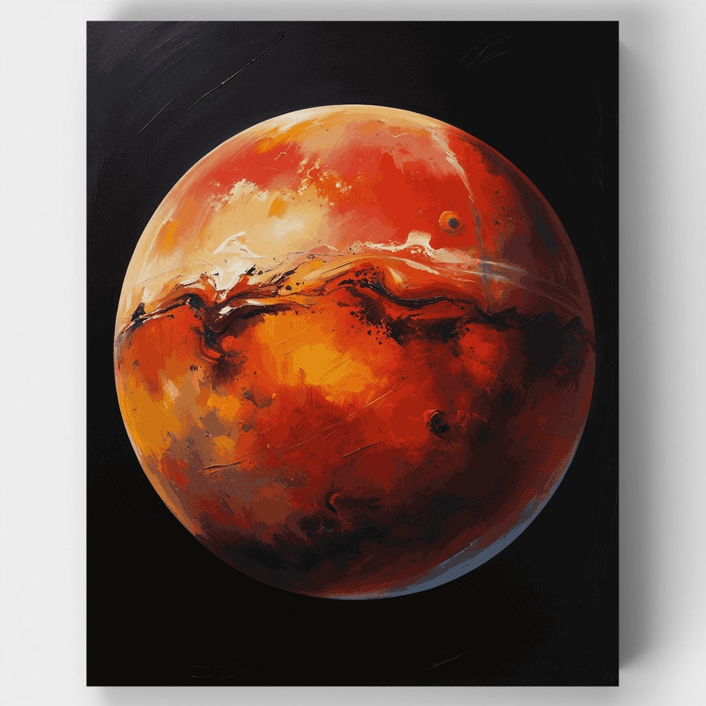 Red Planet Mars - Paint by Numbers Kit