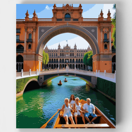 Plaza de España Seville - Paint by Numbers Kit