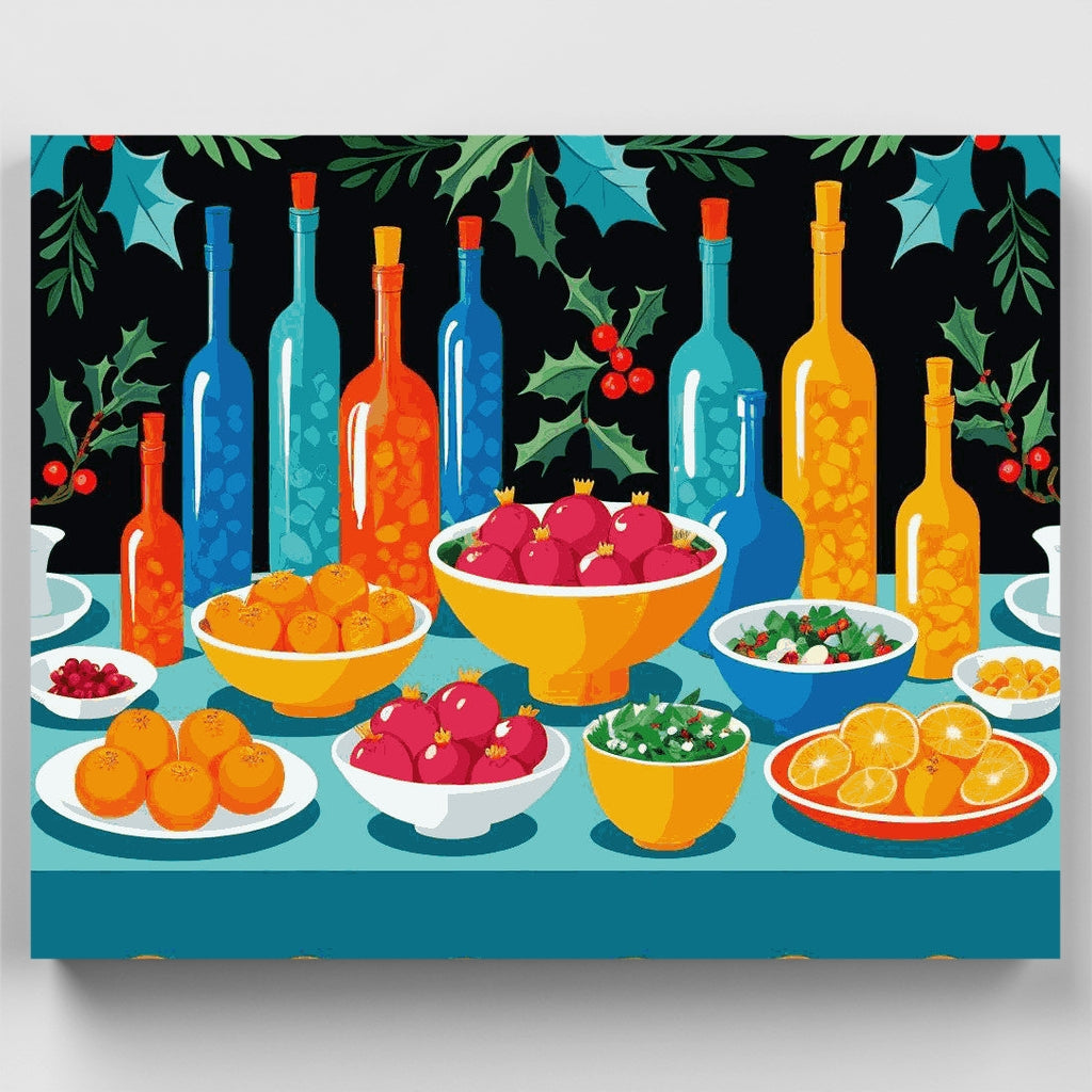 Holiday Feast - Paint by Numbers Kit
